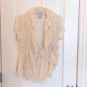 Lace Shrug/Top